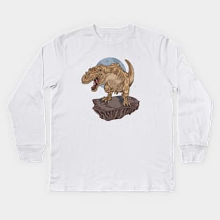 Jurassic World Super Colossal Tyrannosaurus Rex Scream Kids Long Sleeve T-Shirt